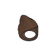Hood / Cowl / Farmer's Cap (Brown)
