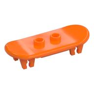 Sports Skateboard with Trolley Wheel Holders (Orange)