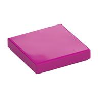Tile 2 x 2 with Groove (Magenta)