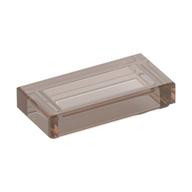 Tile 1 x 2 with Groove (Trans-Brown)
