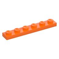 Plate 1 x 6 (Orange)