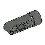 Technic Rotation Joint Socket with 3L Thick Beam (Dark Gray)