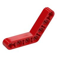 Technic Beam 1 x 7 Bent (4 - 4) Thick (Red)