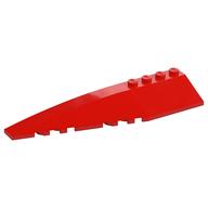 Brick Wedged, Curved 12 x 3 Left (Red)