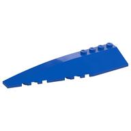 Brick Wedged, Curved 12 x 3 Left (Blue)