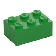 Brick 2 x 3 (Bright Green)