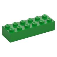 Brick 2 x 6 (Bright Green)