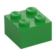 Brick 2 x 2 (Bright Green)