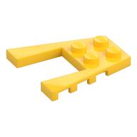 Wedge Plate 4 x 4 with 2 x 2 Cutout (Yellow)