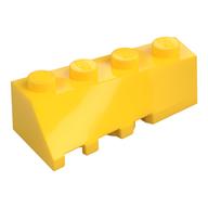 Brick Wedged, Sloped 45° 4 x 2 Right (Yellow)