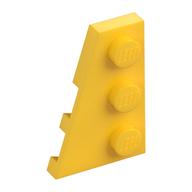 Wedge Plate 3 x 2 Left (Yellow)