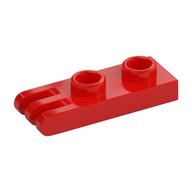 Hinge Plate 1 x 2 with 3 Fingers [Hollow Studs] (Red)