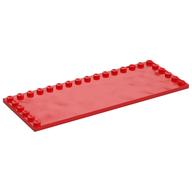 Plate Special 6 x 16, Studs on 3 Edges (Red)