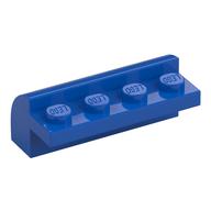 Brick Curved 2 x 4 x 1 1/3 (Blue)