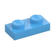 Plate 1 x 2 (Medium Blue)