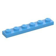 Plate 1 x 6 (Medium Blue)