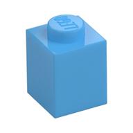 Brick 1 x 1 (Medium Blue)