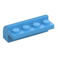 Brick Curved 2 x 4 x 1 1/3 (Medium Blue)