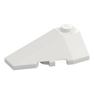 Brick Wedged, Sloped 4 x 2 Triple Left (White)