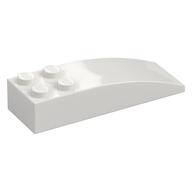 Brick Curved 6 x 2 (White)
