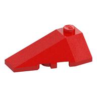 Brick Wedged, Sloped 4 x 2 Triple Left (Red)