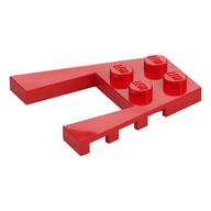 Wedge Plate 4 x 4 with 2 x 2 Cutout (Red)
