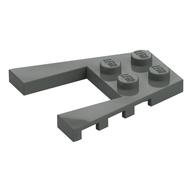 Wedge Plate 4 x 4 with 2 x 2 Cutout (Dark Gray)
