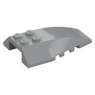 Brick Wedged, Curved 6 x 4 Triple (Light Bluish Gray)