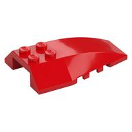 Brick Wedged, Curved 6 x 4 Triple (Red)