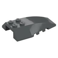 Brick Wedged, Curved 6 x 4 Triple (Dark Bluish Gray)