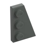 Wedge Plate 3 x 2 Right (Dark Gray)