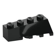Brick Wedged, Sloped 45° 4 x 2 Left (Black)