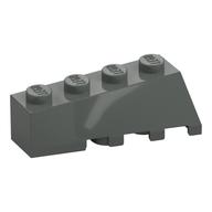 Brick Wedged, Sloped 45° 4 x 2 Left (Dark Gray)
