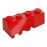 Brick Wedged, Sloped 45° 4 x 2 Right (Red)