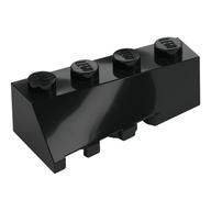Brick Wedged, Sloped 45° 4 x 2 Right (Black)