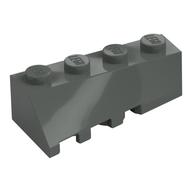 Brick Wedged, Sloped 45° 4 x 2 Right (Dark Gray)