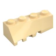 Brick Wedged, Sloped 45° 4 x 2 Right (Tan)