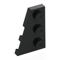 Wedge Plate 3 x 2 Left (Black)
