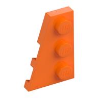 Wedge Plate 3 x 2 Left (Orange)