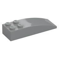 Brick Curved 6 x 2 (Light Bluish Gray)