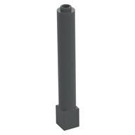 Support Round 1 x 1 x 6 Solid Pillar (Dark Bluish Gray)