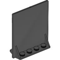 Door 2 x 5 x 5 Swivel, Bracket Base (Black)
