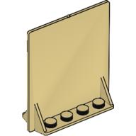 Door 2 x 5 x 5 Swivel, Bracket Base (Tan)