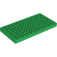 Brick 8 x 16 (Green)