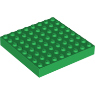 Brick 8 x 8 (Green)