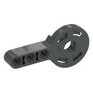 Technic Rotation Joint Disk with Pin Hole and 3L Beam Thick (Dark Bluish Gray)