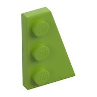 Wedge Plate 3 x 2 Right (Lime)