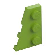 Wedge Plate 3 x 2 Left (Lime)