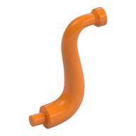 Animal Body Part / Plant, Tail / Trunk / Tentacle / Tongue / Vine / Tree Branch (Short Tip) (Medium Orange)