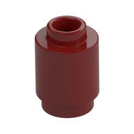 Brick Round 1 x 1 Open Stud (Dark Red)